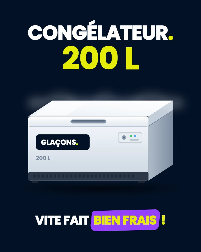 Congélateur coffre 200 litres
