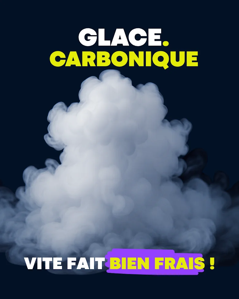 Fumée de glace carbonique